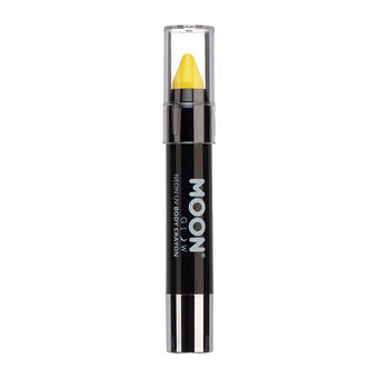 Crayon néon corps et visage Moon Glow jaune