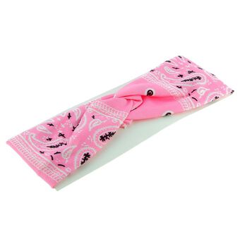 Bandeau bandana enfant Rose