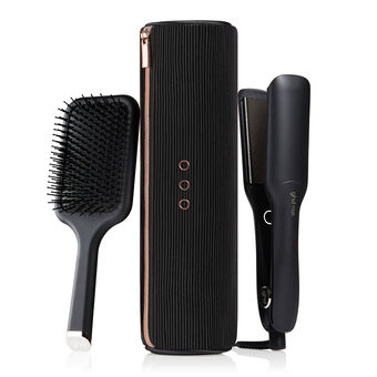 Coffret d'Exception styler Max avec brosse plate et pochette ronde