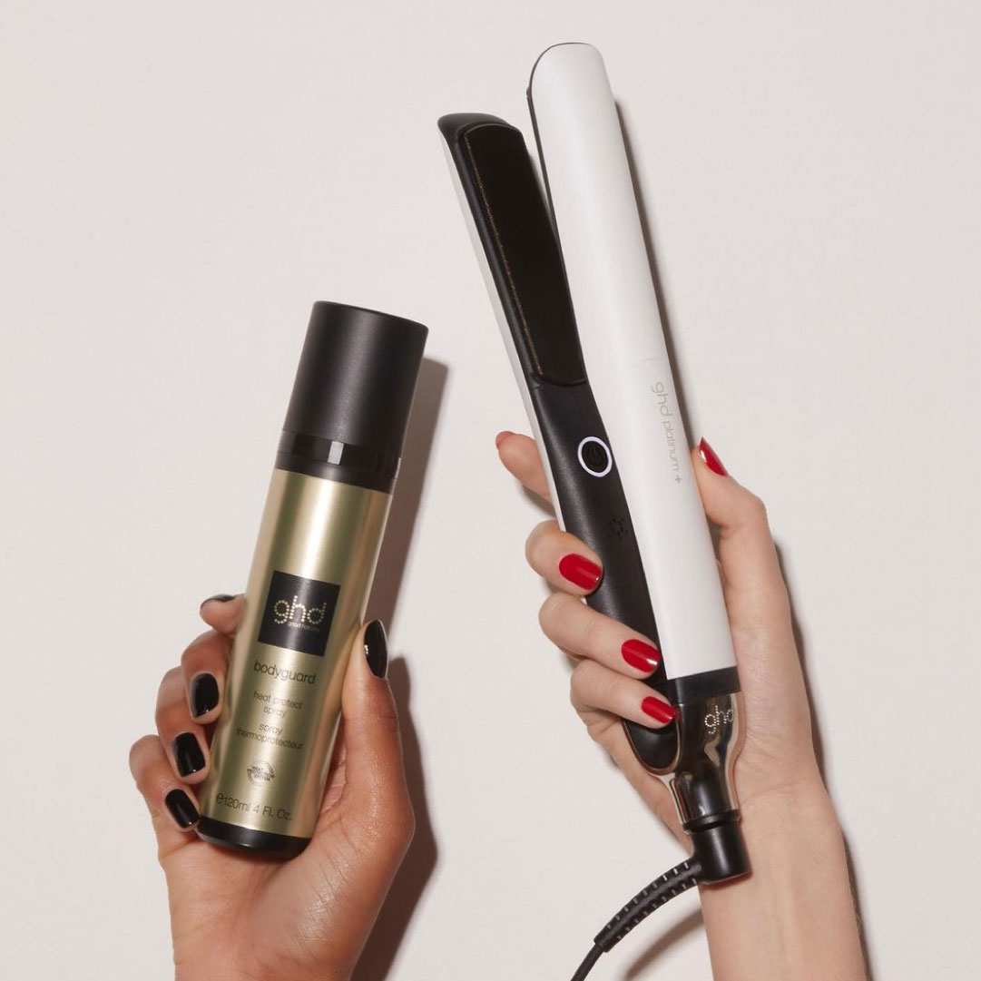 Spray protecteur et GHD Platinium