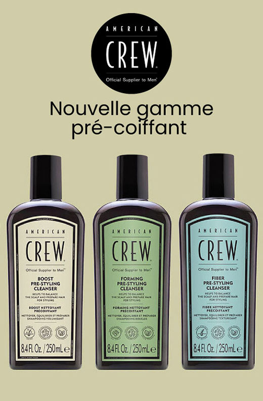 Découvrez la nouvelle gamme de shampoing pré-styling d'American Crew !